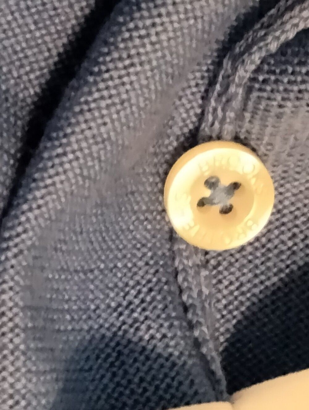 Brooks Brothers Light Blue Crewneck Button Cardigan - Picture 6 of 10